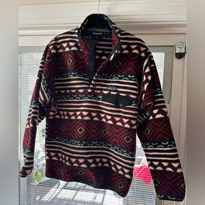 Patagonia Synchilla snap T Men's Aztec Patterned fleece pullover